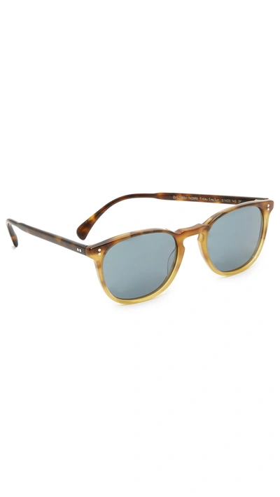 Shop Oliver Peoples Finley Esquire Sunglasses In Vbtg/indigo Photochromatic