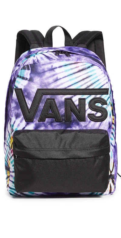 Shop Vans Old Skool Iii Backpack In New Age Purple Tie-dye