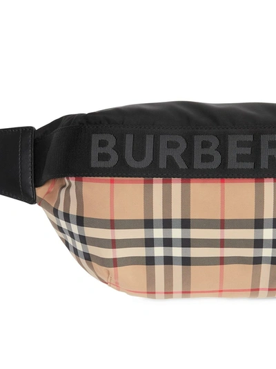 Shop Burberry Belt Bags In Archive Beige