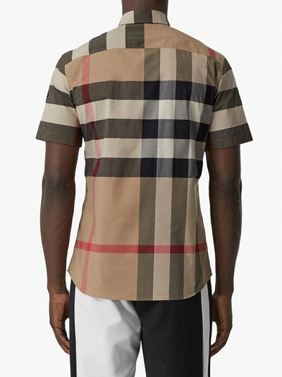 Shop Burberry Shirts In Archive Beige