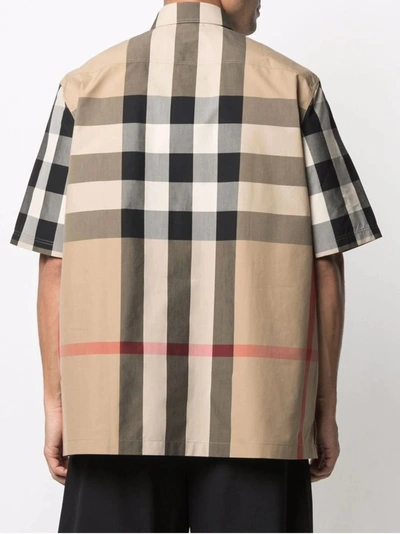 Shop Burberry Shirts In Archive Beige
