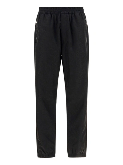 Shop Givenchy 4g Jacquard Jogger Pants In Black