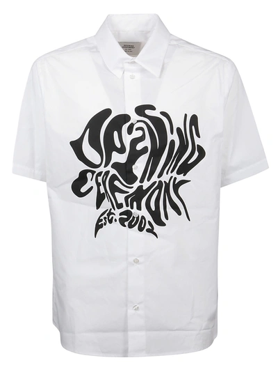 Shop Opening Ceremony Melted Logo Short Sleeve Shirt In White