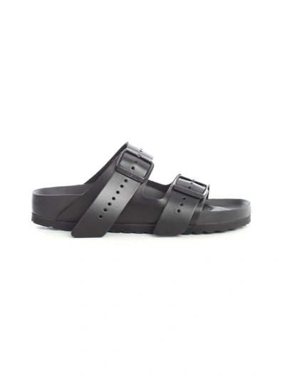 Shop Rick Owens X Birkenstock Arizona Double Strap Sandals In Black
