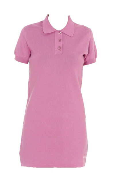 Shop Marc Jacobs Mini Polo Dress In Pink