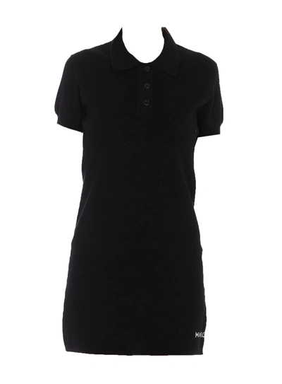 Shop Marc Jacobs Mini Polo Dress In Black