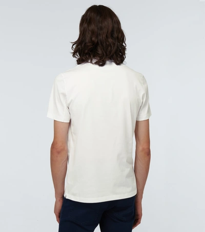 Shop Brunello Cucinelli Short-sleeved Cotton T-shirt In White