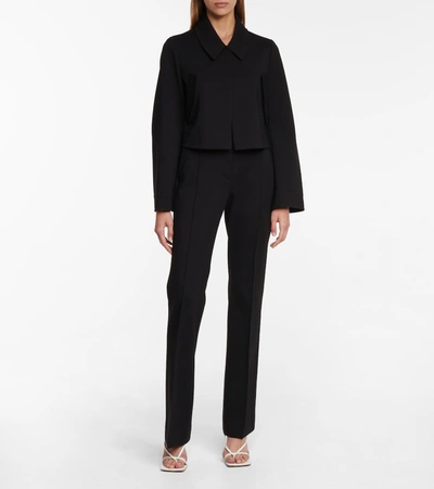 Shop Dorothee Schumacher Emotional Essence Flared Pants In Black