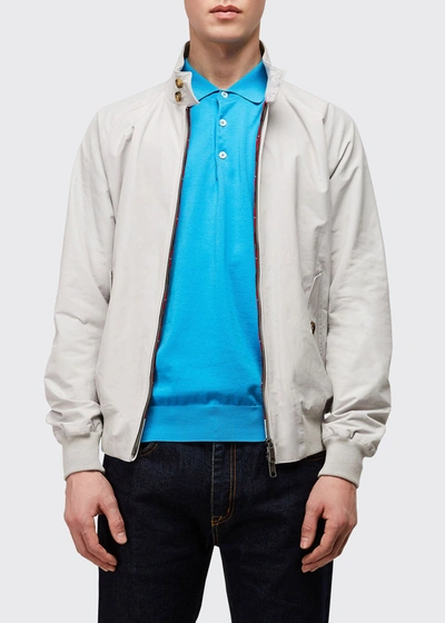 Shop Baracuta Men's G9 Tartan-lined Jacket In Mist