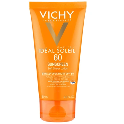 Shop Vichy Ideal Capital Soleil Spf 60 Soft Sheer Sunscreen Lotion