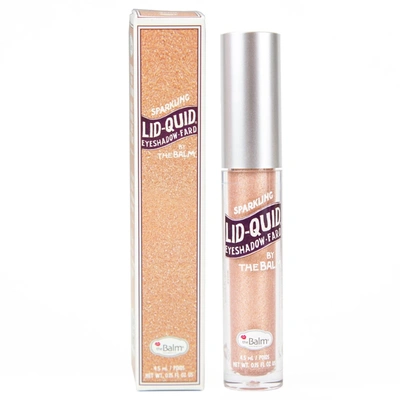 Shop Thebalm Lid-quid Sparkling Liquid Eyeshadow In Bellini
