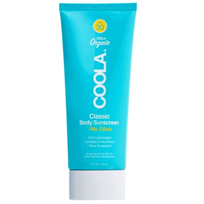 Shop Coola Classic Body Sunscreen Lotion Spf 30 - Pina Colada