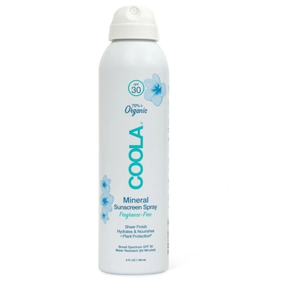 Shop Coola Mineral Body Sunscreen Spray Spf30 - 5 oz Fragrance Free