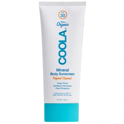 Shop Coola Mineral Body Sunscreen Lotion Spf 30 - Tropical Coconut
