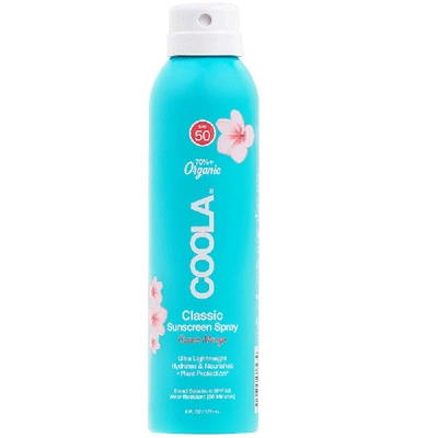 Shop Coola Classic Body Sunscreen Spray Spf 50 - Guava Mango