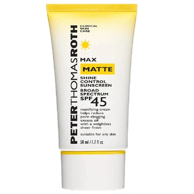 Shop Peter Thomas Roth Max Matte Shine Control Sunscreen Spf 45