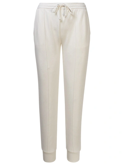 Shop Gucci Drawstring Waist Track Pants In White