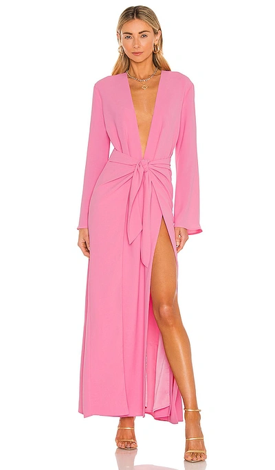 Shop Camila Coelho Millie Maxi Dress In Pink