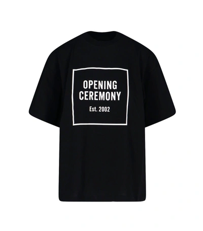 Shop Opening Ceremony Box Logo Printed T In Black