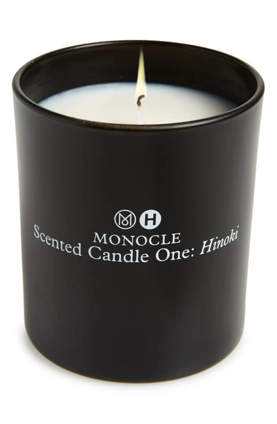 Shop Comme Des Garçons X Monocle 01: Hinoki Scented Candle In Black