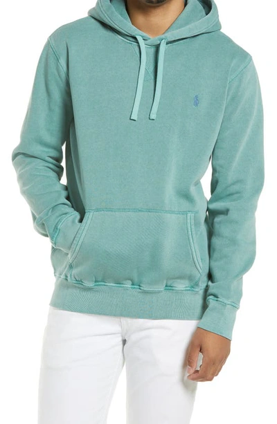 Polo Ralph Lauren Big u0026 Tall Player Logo Garment Dyed Fleece Hoodie In  Seafoam Green | ModeSens