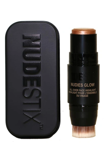 Shop Nudestix Nudies Glow Bronzer & Highlighter Stick In Bubbly Bebe