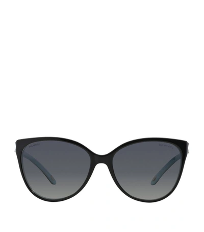 Shop Tiffany & Co Cat Eye Sunglasses In Black