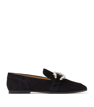 Shop Jimmy Choo Mani Leather Loafers In Multi