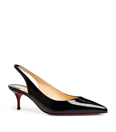 Shop Christian Louboutin Kate Sling Suede Pumps 85 In Red