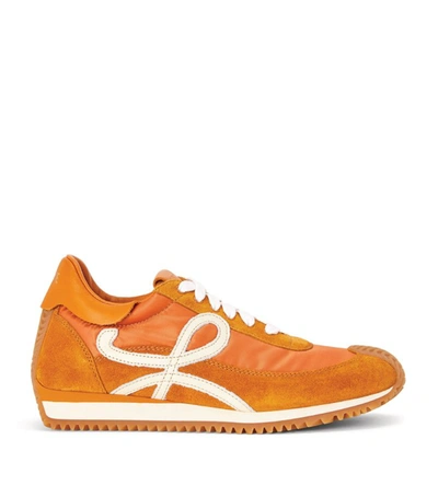 Shop Loewe Flow Runner Sneakers In Orange