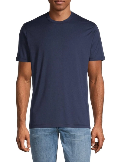 Shop Kiton Cotton-cashmere T-shirt In Black