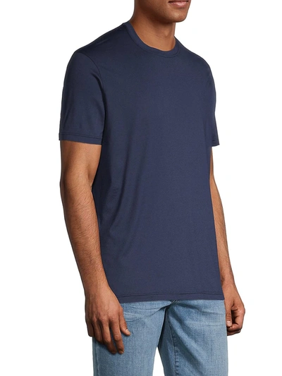 Shop Kiton Cotton-cashmere T-shirt In Black