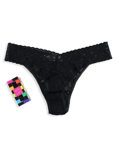 Shop Hanky Panky Xoxo Boxed Lace Thong In Bride Squad