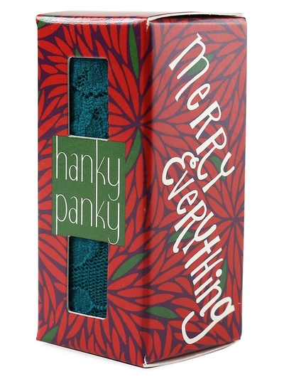 Shop Hanky Panky Xoxo Boxed Lace Thong In I Do Vanilla