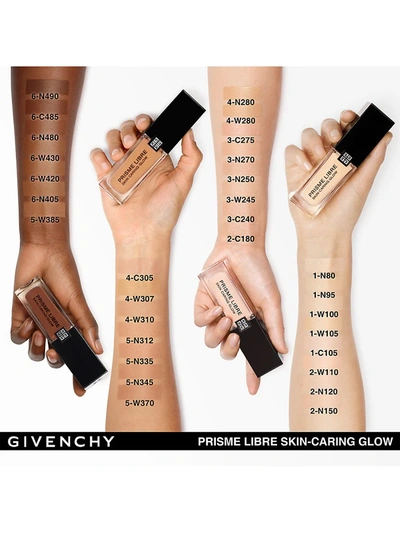 Shop Givenchy Women's Prisme Libre Skin Caring Glow Foundation 24h Hydration In Nude