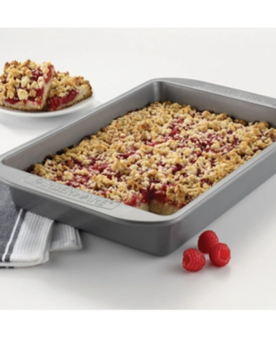 Farberware Nonstick 13" X 9" Baking Pan In Gray