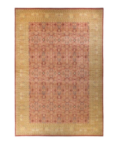 Shop Adorn Hand Woven Rugs Mogul M1207 12'3" X 18'4" Area Rug In Rust