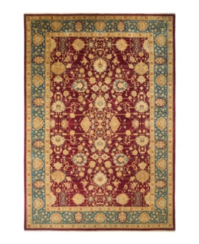 Shop Adorn Hand Woven Rugs Closeout!  Mogul M1207 12'3" X 17'10" Area Rug In Burgundy
