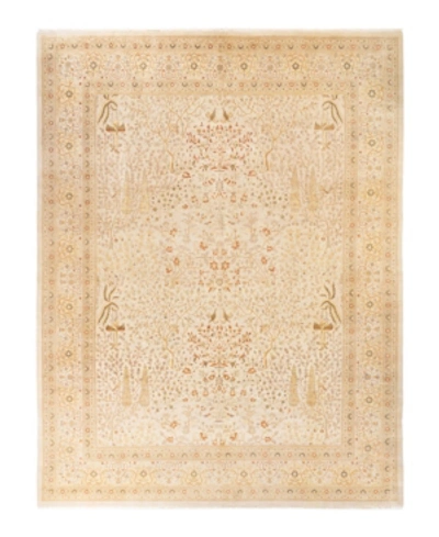 Shop Adorn Hand Woven Rugs Mogul M1422 10'1" X 13'7" Area Rug In Ivory