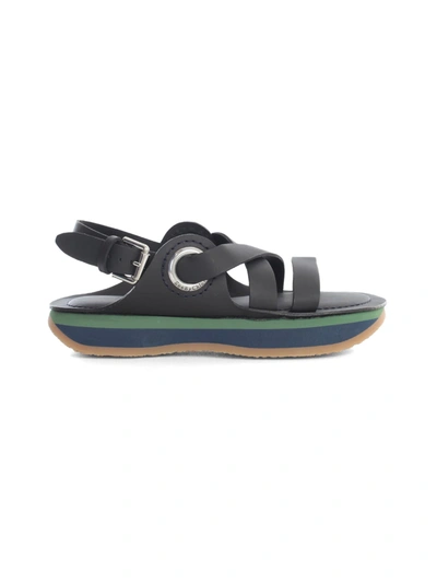 Shop See By Chloé Ysee Sandals In Black