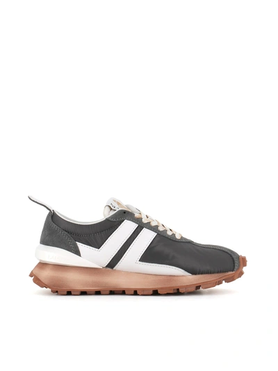 Shop Lanvin Sneaker Bumpr In Grey/white