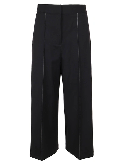 Shop Proenza Schouler Wool Suiting Culottes In Black