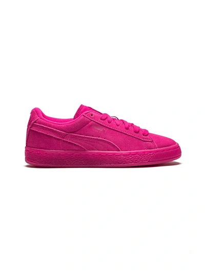 Puma Suede Ice Fluo Jr Sneakers In Pink