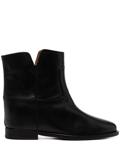 Shop Via Roma 15 Slip-on Ankle Boots In Black