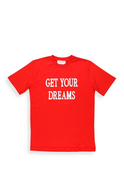 Shop Alberta Ferretti Cotton T-shirt In Red
