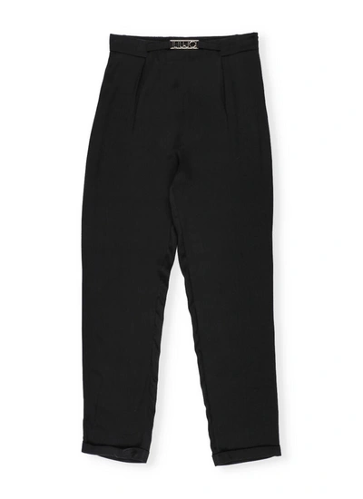 Shop Liu •jo Long Trouser In Black