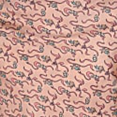 Santinni Women's Pink / Purple 'minuetto' 100% Mulberry Silk Scarf In Silk