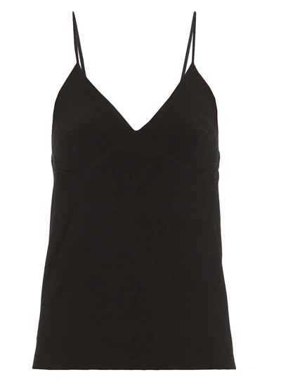 Norma Kamali Top With Thin Straps In Black