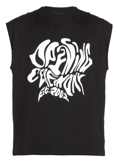 Shop Opening Ceremony Melted Logo Top In Black Whit