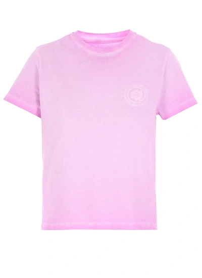 Shop Opening Ceremony Rose Crest Fade T-shirt In Mauve Mauv